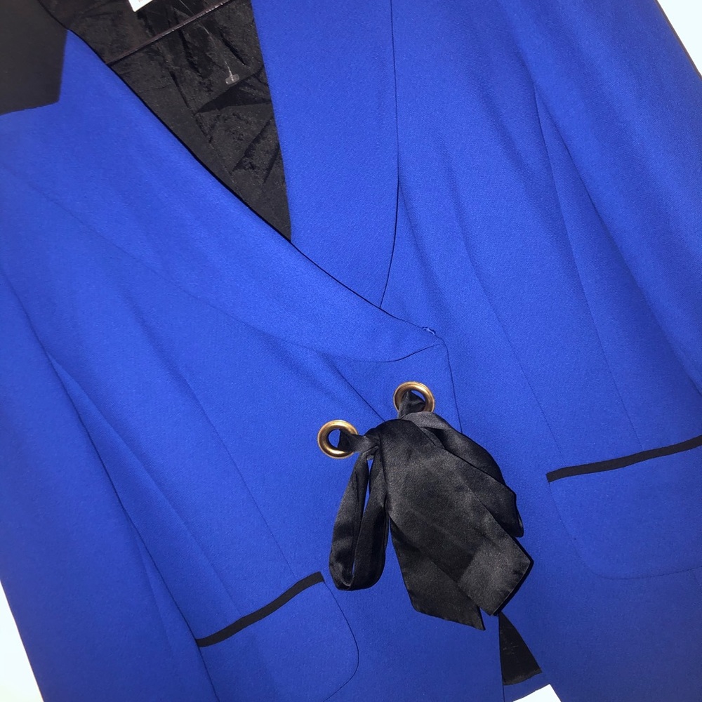 Donna Morgan Royal Blue Blazer Size 10- M